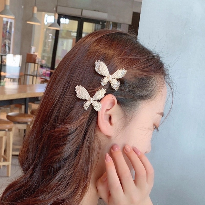 Kẹp Tóc Hình Bướm Đơn Giản Tinh Tế