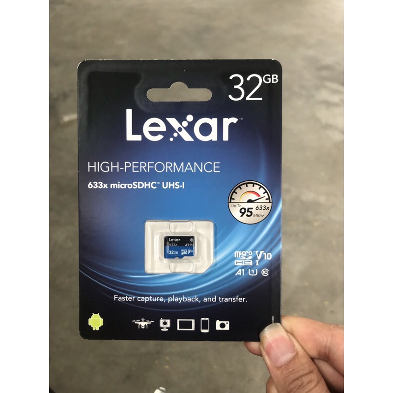 Thẻ Nhớ Lexar Mico SDHC 32Gb Class 10 Chính Hãng Lexar Dùng Điện Thoại Camera Giá Rẻ