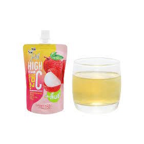 (Combo 6 bịch )Nước thạch Jelly Gumi Vitamin B,C vi nho, vải, cam 150g Thái Lan