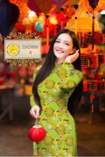 Vải Áo Dài Tết Hoạ Tiết Đều Trang Nhã