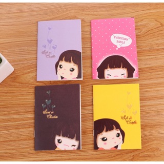 sổ tay mini hình cô gái chibi