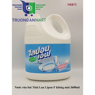 Nước rửa bát Thái Lan Lipon F không mùi 3600ml