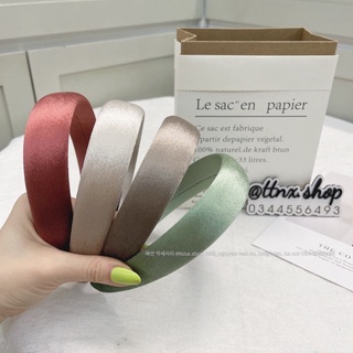 Bờm nhung trơn bản to cao cấp 🔅freeship🔅