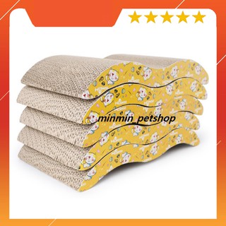 Miếng đệm cào móng cho mèo cưng kèm cỏ mèo