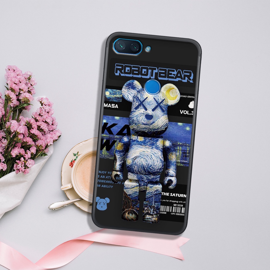 [HOT]ỐP  XIAOMI REDMI 4A - REDMI 5A - REDMi 6 - REDMI 6A - MI 8 LITE , In Hình Gấu Robot họa tiết L-V màu sắc cực đẹp.