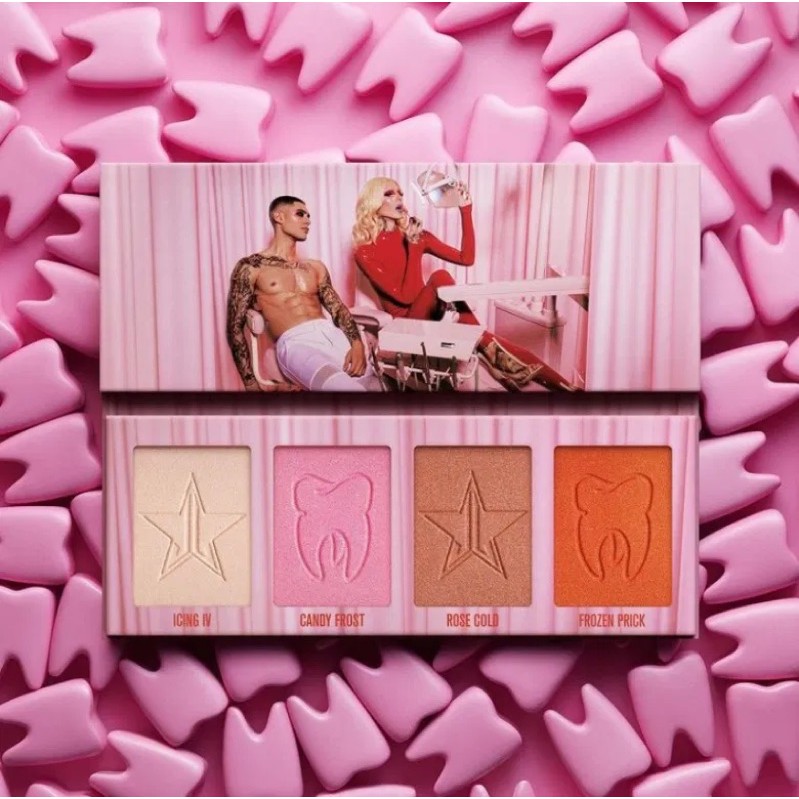 Jeffree Star - Bảng Phấn Bắt Sáng Cavity Skin Frost Highlighter Palette 7g