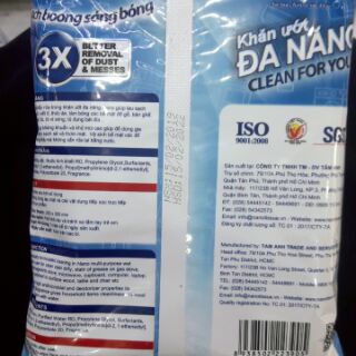 KHĂN ƯỚT ĐA NĂNG NANO 30 MIẾNG