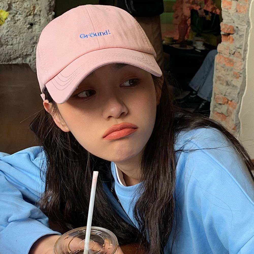 Mũ Lưỡi Trai Thêu Chữ Đơn Giản Phong Cách Hip Hop Hàn Quốc Thời Trang Cho Nam Và Nữ