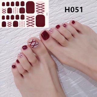 Nail wraps (dán móng chân) P3 (Hàng Mới)
