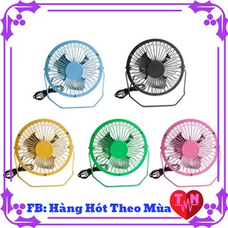 [Rẻ Vô Địch] Quạt USB Mini Lồng Sắt 4 Inches Cánh Nhôm Dùng Cho Văn Phòng, Bàn Học Và Trẻ Nhỏ Độ Ồn Nhỏ Và Mát