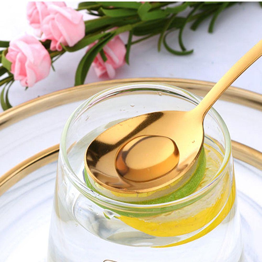 YIYU Muỗng Cà Phê Cán Dài Nhiều Màu