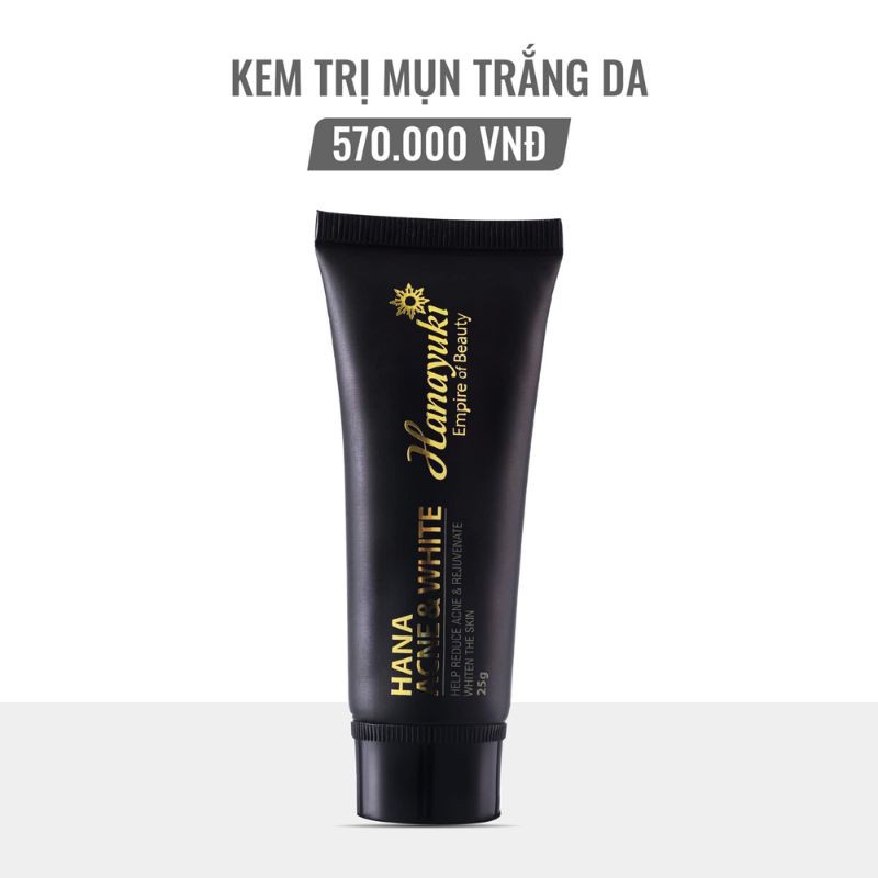 kem Hana Acne &amp; White đánh bay mụn 25gr