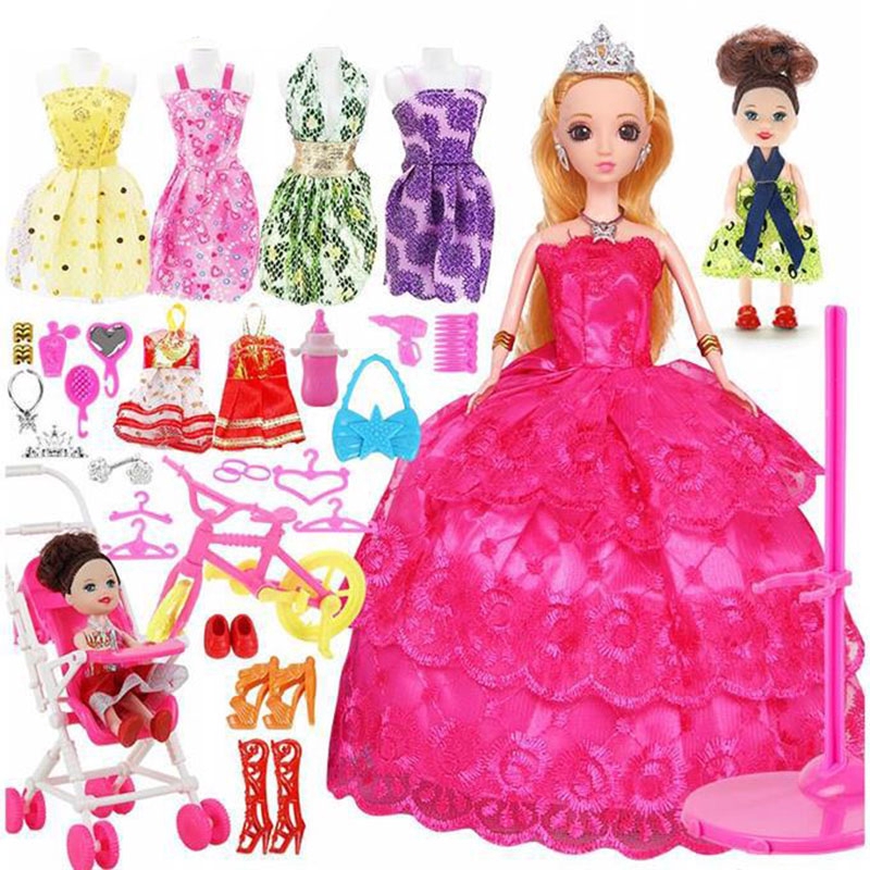 Bộ 72 Món Đồ Chơi Búp Bê Barbie Sang Trọng