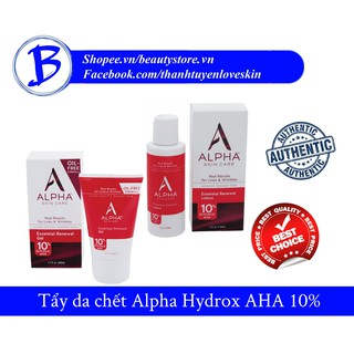 [AUTH] Tẩy da chết Alpha Skincare Hydrox Glycolic AHA 10% Gel - Lotion