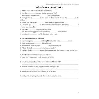 Sách - Bộ Đề Kiểm Tra Tiếng Anh Lớp 7