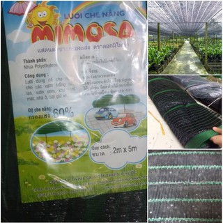 Lưới Che Nắng Mimosa Thái Lan 2X5M -(không viền biên, không đóng khoen)-LV91