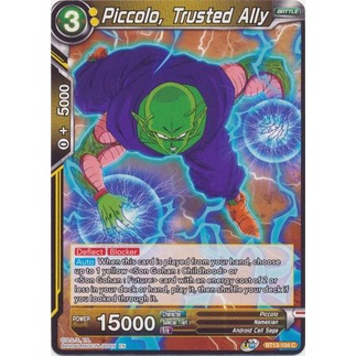 Thẻ bài Dragonball - bản tiếng Anh - Piccolo, Trusted Ally / BT13-104'