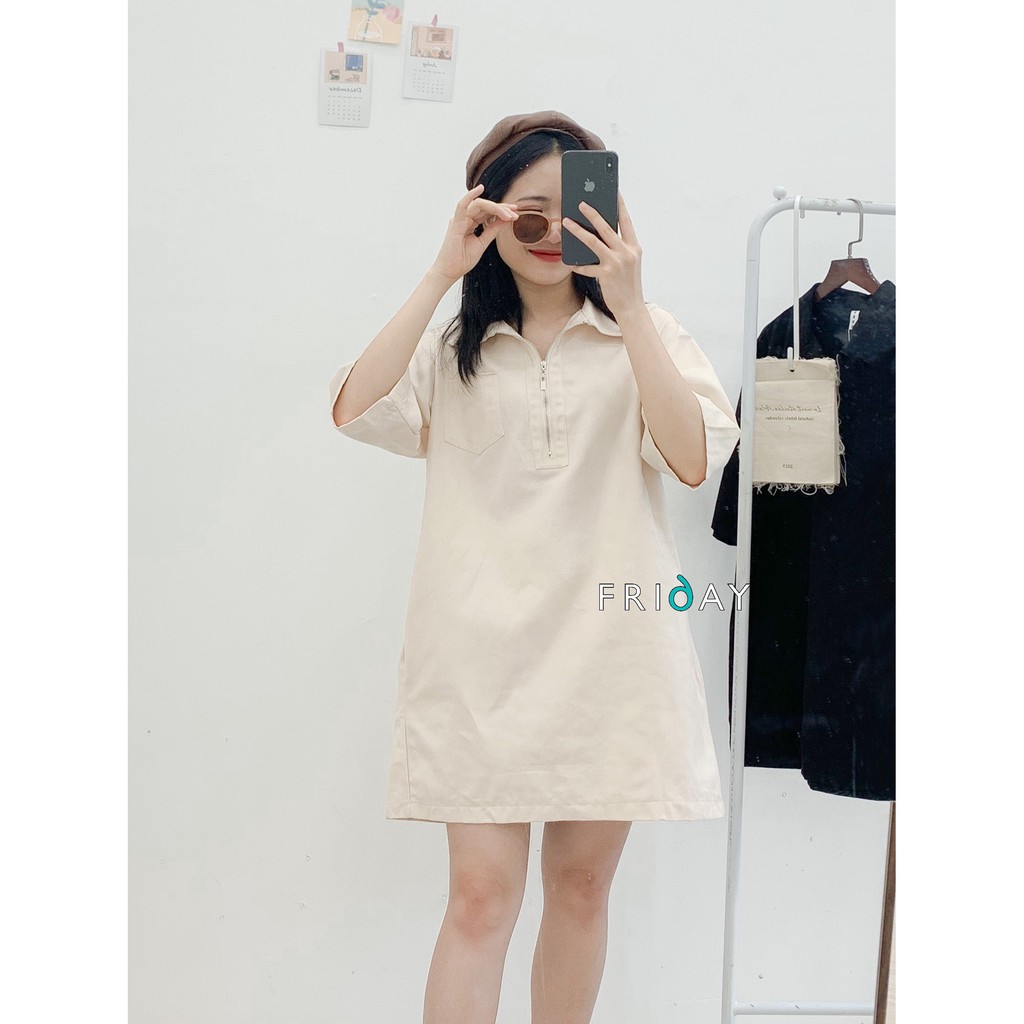 Váy phông polo cổ khoá Friday | BigBuy360 - bigbuy360.vn