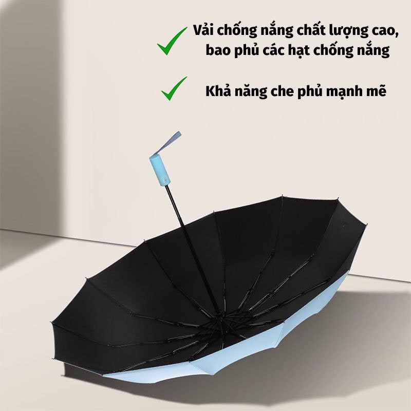 Dù Gấp Gọn Ô Che Mưa Nắng Đa Năng Chống Thấm Hiệu Qủa Sang Trọng Dù Che Mưa Toki