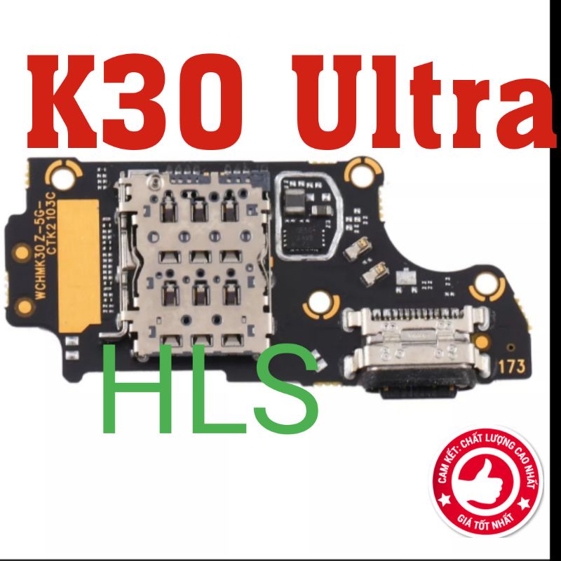 Cụm chân sạc Xiaomi K30 ultra