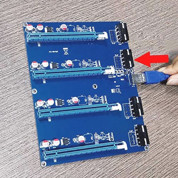 Bảng Mạch PCI-E X1-4 PCI-E X16 Chuyên Dụng Cho BTC Miner