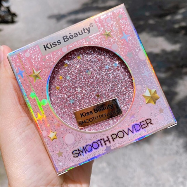 Phấn phủ Kiss Beauty 2 tầng