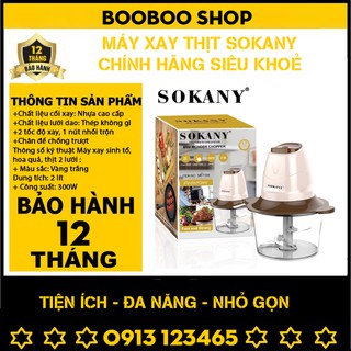 Máy xay thịt sokany 2 chế độ siêu khoẻ