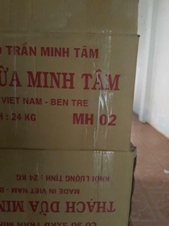 Thạch dừa thô