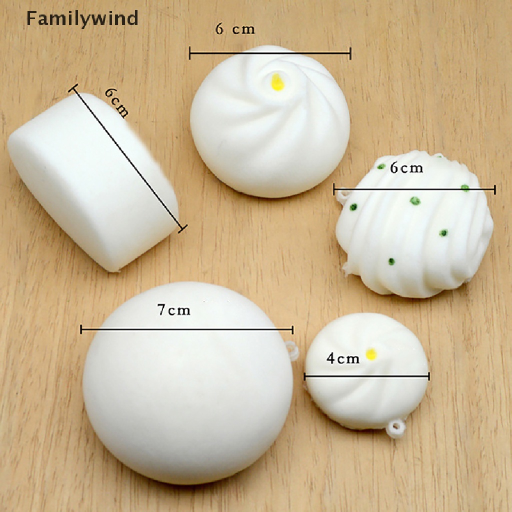 Đồ chơi nắn bóp giảm căng thẳng hình bánh bao hấp độc đáo vui nhộn