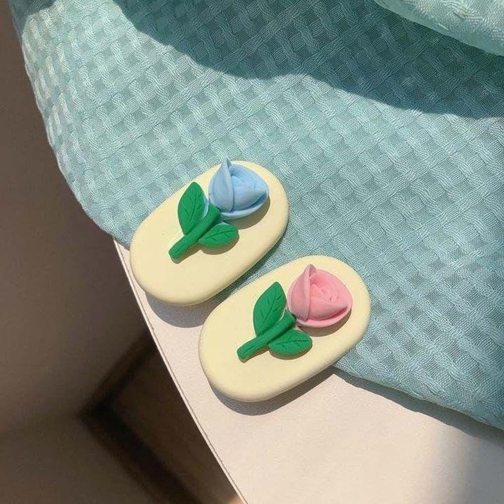 Kẹp Tóc Hình Hoa Tulip Ngọt Ngào Dễ Thương