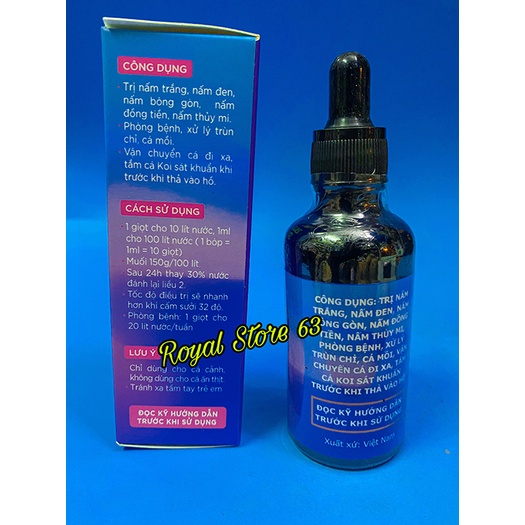 Blue Sky 999 Xử Lý Hầu Hết Các Loại Nấm Cho Cá Cảnh 10ml, 50ml