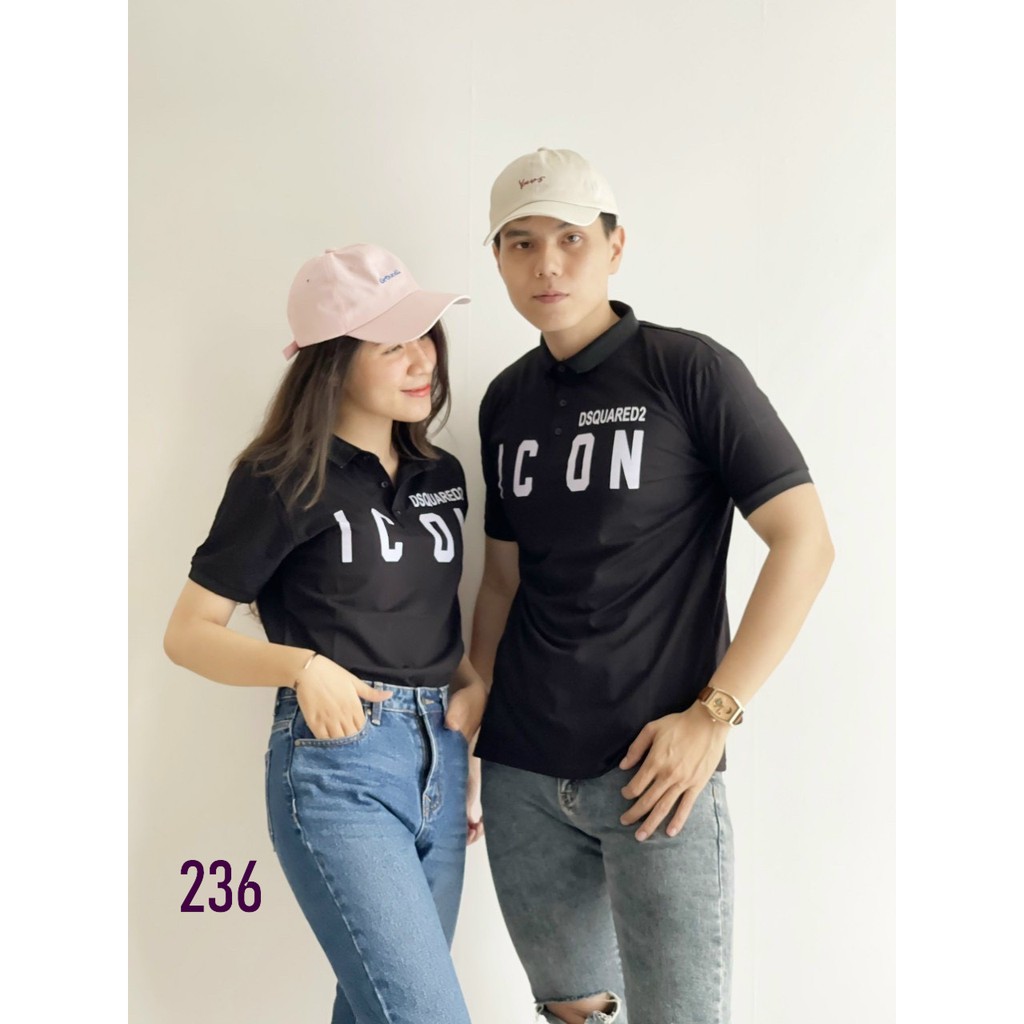 ÁO THUN NAM CỔ BẺ POLO ICON DSQUARED2 236 CHẤT LIỆU CAO CẤP THẤM HÚT MỒ HÔI PHONG CÁCH TRẺ TRUNG