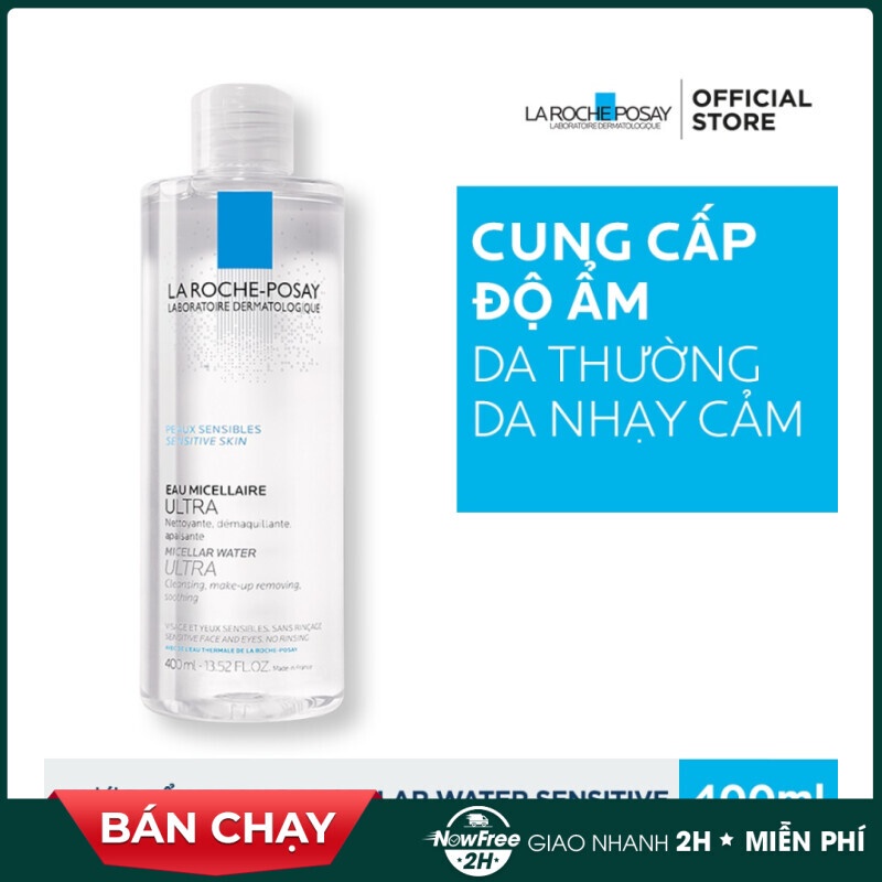 Nước làm sạch sâu tẩy trang cho nhạy cảm La Roche-Posay