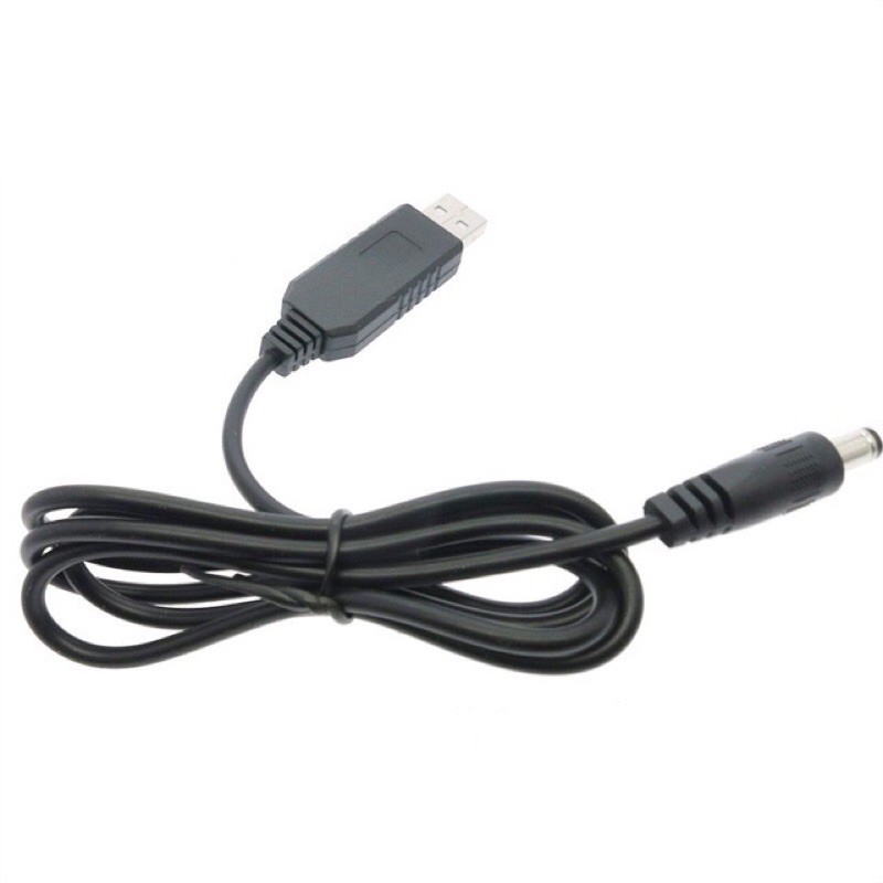 Cáp nâng điện áp từ cổng USB 5v lên 12v phù hợp dùng cho modem wifi