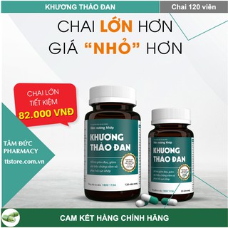 KHƯƠNG THẢO ĐAN [Chai 120 viên] – Hỗ trợ giảm đau, phục hồi sụn khớp