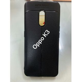 Ốp silicon mầu dẻo vân da Autofocus cho Oppo K3