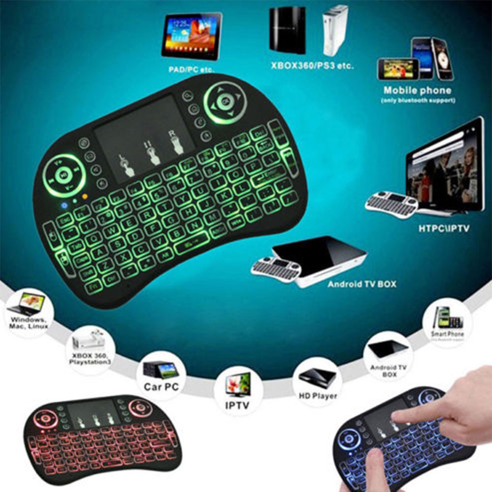 Bàn Phím Không Dây Mini 2.4ghz Cho Laptop Pc Tv Box