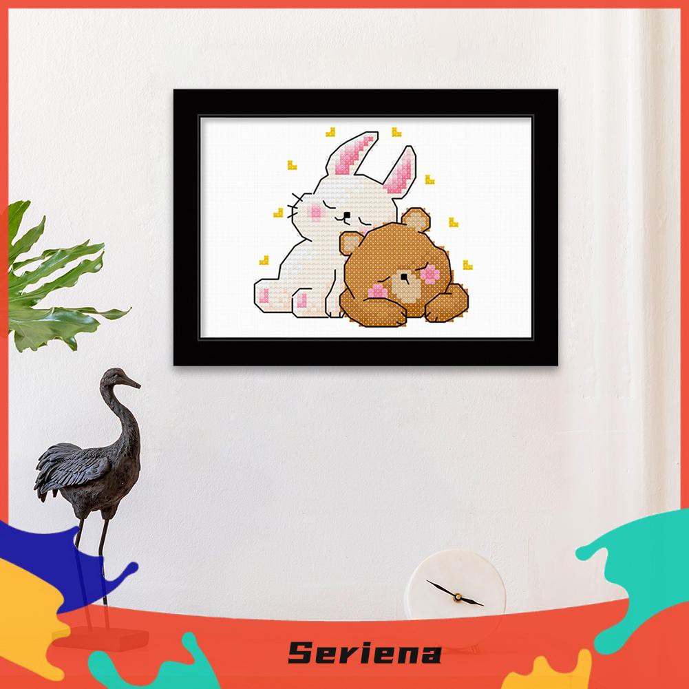 Tranh Thêu Chữ Thập 11ct Hình Động Vật Hoạt Hình Kích Thước 25x20cm | BigBuy360 - bigbuy360.vn