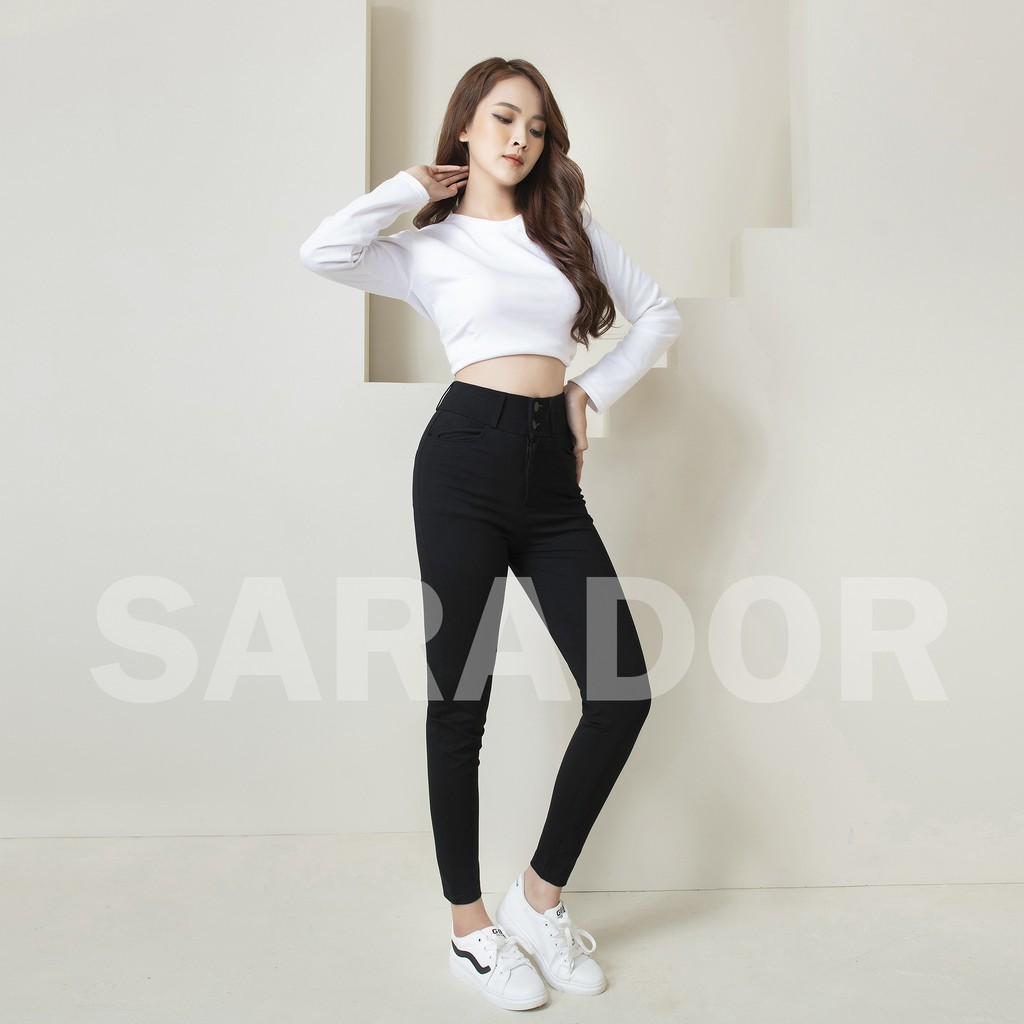 Quần legging nữ HM Hàng Đẹp 🌹[Mã HVHAX12 hoàn 10% xu]🌹 legging nữ cạp cao 2 khuy Gen bụng Cao Cấp - Có Hộp | BigBuy360 - bigbuy360.vn