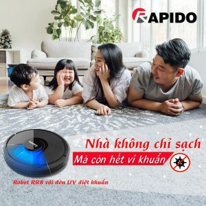 Robot hút bụi và lau nhà Rapido R6S