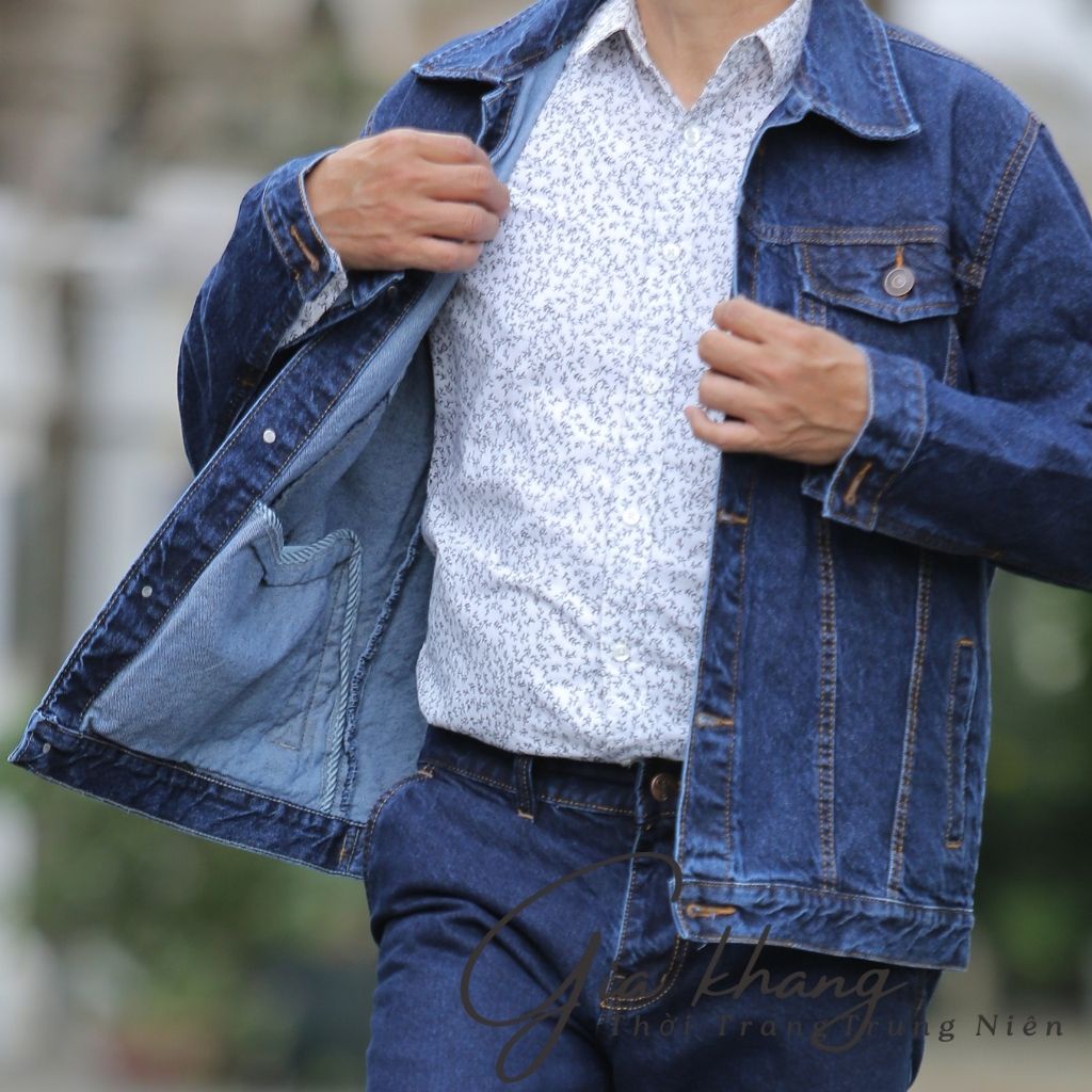 Áo Khoác Nam Trung Niên, Áo Bò Nam Trung Niên Levis Đẹp, Giá Tốt, Hàng Chuẩn Cao Cấp, Áo BUDONG 7 Mảnh