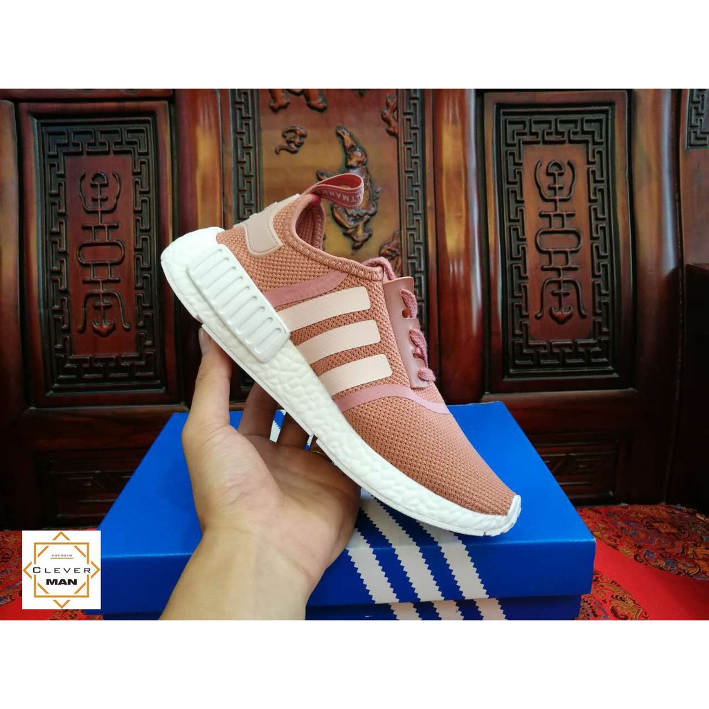 GIẦY đẹp (ẢNH THẬT) giày thể thao NMD R1 Raw pink hồng đế trắng giá tốt new hot