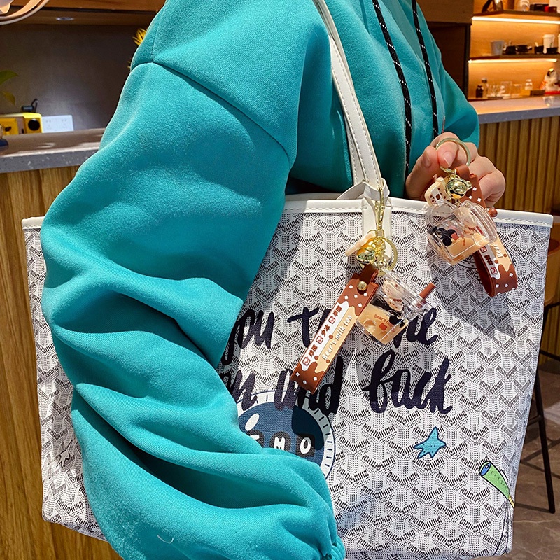 Móc Khóa Hình Ly Trà Sữa Hoạt Hình Dễ Thương