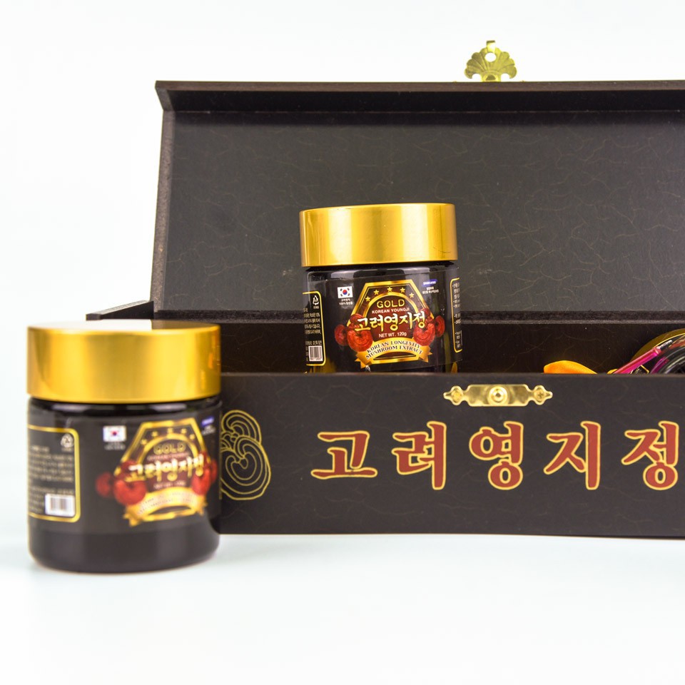 [Mã GROSALE2703 giảm 8% đơn 250K] Cao Linh Chi Hộp Gỗ Đen 3 Lọ Hàn Quốc | BigBuy360 - bigbuy360.vn