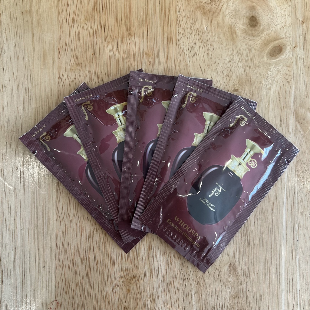 Gói dầu gội - dầu xả Whoospa Đông y cao cấp