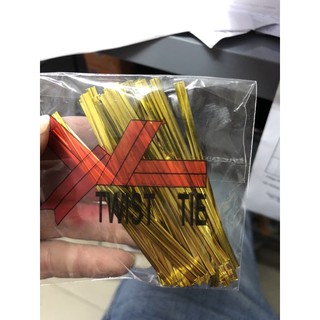 bịch 100 dây kẽm buộc miệng túi