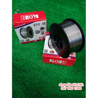 Dây hàn mig lõi thuốc không dùng khí kobe e71t-gs 0.8mm - 1mm 1kg - electric24h