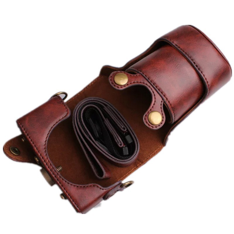 Túi Da Pu Đựng Máy Ảnh Canon EOS M10 Canon EOS M10 Kèm Ống Kính 15-45mm