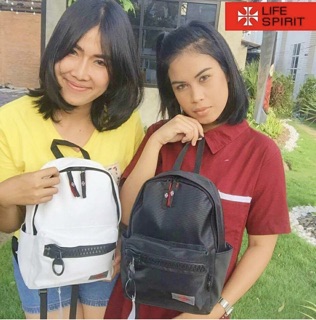 Balo Thái Lan life spirit khoá khéo to size nhỏ xinh xắn [tặng kèm móc khoá]