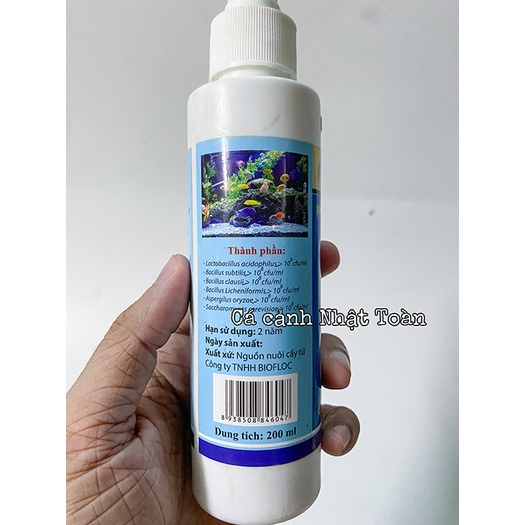 MRBIO FISH 200ML MEN VI SINH CÔNG NGHỆ NHẬT BẢN CHO HỒ THỦY SINH